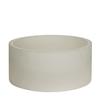 10x6 Ivory Round LED Flameless Extra Large Pillar Candles