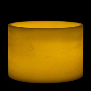 10x8 Ivory Round LED Flameless Extra Large Pillar Candles