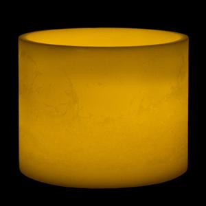 10x9 Ivory Round LED Flameless Extra Large Pillar Candles