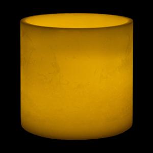 10x11 Ivory Round LED Flameless Extra Large Pillar Candles