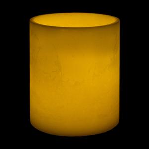 10x12 Ivory Round LED Flameless Extra Large Pillar Candles