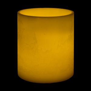 10x13 Ivory Round LED Flameless Extra Large Pillar Candles