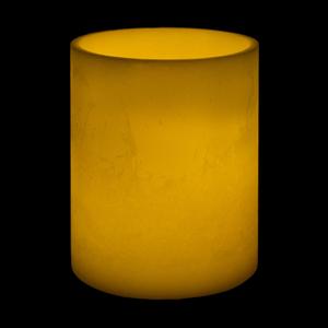 10x14 Ivory Round LED Flameless Extra Large Pillar Candles