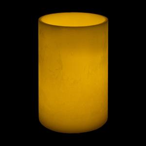 10x17 Ivory Round LED Flameless Extra Large Pillar Candles