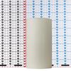 10x19 Ivory Round LED Flameless Extra Large Pillar Candles