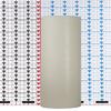 10x22 Ivory Round LED Flameless Extra Large Pillar Candles