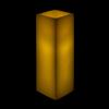 3x3x7 LED Flameless Square Pillar Candles Ivory