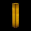 3x3x11 LED Flameless Square Pillar Candles Ivory