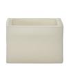 4x4x3 LED Flameless Square Pillar Candle Ivory