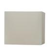5x5x4 Square Flameless Large Pillar Candles Ivory