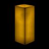 5x5x10 Square Flameless Large Pillar Candles Ivory