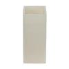 5x5x12 Square Flameless Large Pillar Candles Ivory
