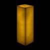 5x5x12 Square Flameless Large Pillar Candles Ivory
