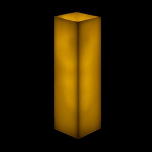 5x5x13 Square Flameless Large Pillar Candles Ivory