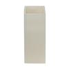 5x5x13 Square Flameless Large Pillar Candles Ivory