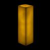 5x5x13 Square Flameless Large Pillar Candles Ivory