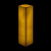 5x5x14 Square Flameless Large Pillar Candles Ivory