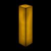 5x5x15 Square Flameless Large Pillar Candles Ivory
