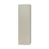 5x5x17 Square Flameless Large Pillar Candles Ivory