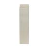 5x5x20 Square Flameless Large Pillar Candles Ivory