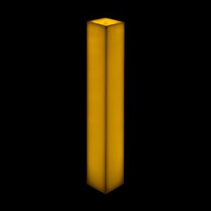 5x5x23 Square Flameless Large Pillar Candles Ivory