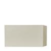 6x6x3 Flameless Large Square Pillar Candle Ivory