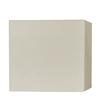 6x6x5 Flameless Large Square Pillar Candle Ivory