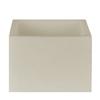 6x6x5 Flameless Large Square Pillar Candle Ivory