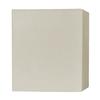 6x6x7 Flameless Large Square Pillar Candle Ivory