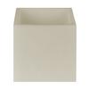 6x6x7 Flameless Large Square Pillar Candle Ivory