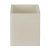 6x6x8 Flameless Large Square Pillar Candle Ivory