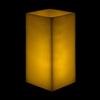 6x6x10 Flameless Large Square Pillar Candle Ivory
