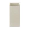 6x6x14 Flameless Large Square Pillar Candle Ivory