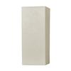 6x6x15 Flameless Large Square Pillar Candle Ivory