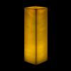 6x6x15 Flameless Large Square Pillar Candle Ivory