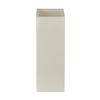 6x6x17 Flameless Large Square Pillar Candle Ivory