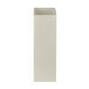 6x6x19 Flameless Large Square Pillar Candle Ivory