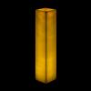 6x6x21 Flameless Large Square Pillar Candle Ivory