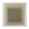 6x6x23 Flameless Large Square Pillar Candle Ivory