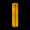 6x6x23 Flameless Large Square Pillar Candle Ivory