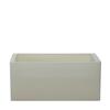 8x8x4 Extra Large Square Pillar Flameless Candle Ivory