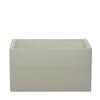 8x8x5 Extra Large Square Pillar Flameless Candle Ivory