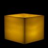 8x8x6 Extra Large Square Pillar Flameless Candle Ivory