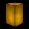 8x8x11 Extra Large Square Pillar Flameless Candle Ivory