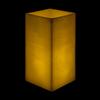 8x8x13 Extra Large Square Pillar Flameless Candle Ivory