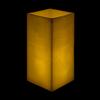 8x8x14 Extra Large Square Pillar Flameless Candle Ivory