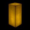 8x8x15 Extra Large Square Pillar Flameless Candle Ivory