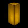 8x8x16 Extra Large Square Pillar Flameless Candle Ivory