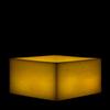 10x10x5 Flameless Extra Large Square Pillar Candle Ivory