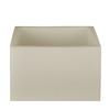 10x10x8 Flameless Extra Large Square Pillar Candle Ivory
